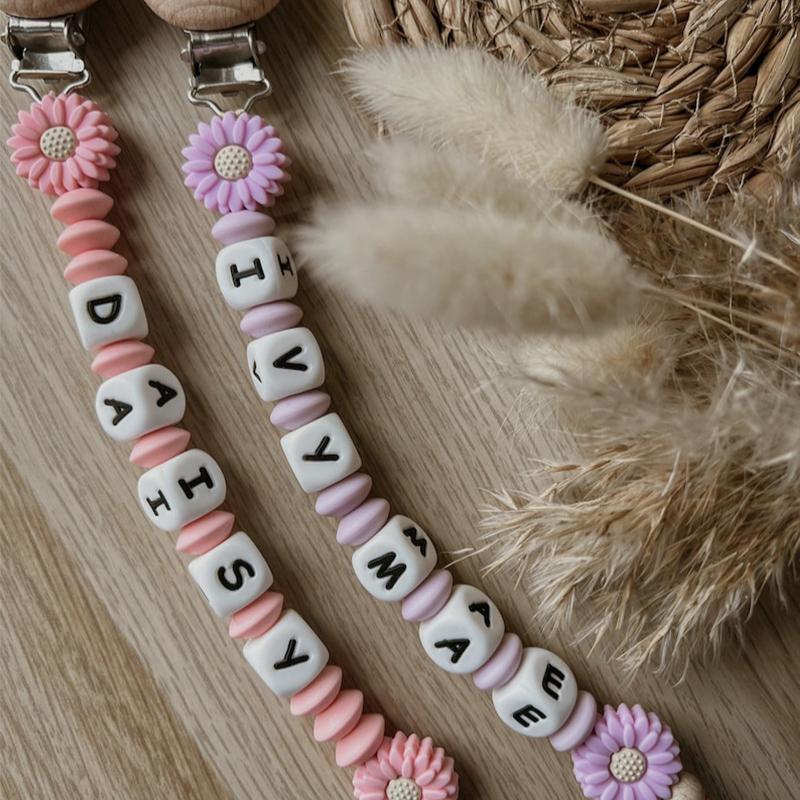 Zwitsal Baby Products - Baby Personalized Name Pacifier Clips Nipple