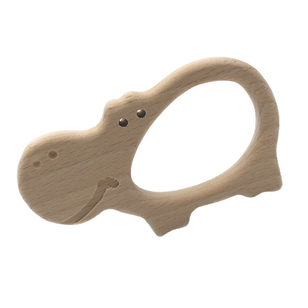 Baby Products Eco Friendly - 1Pcs Safe Eco-Friendly Wood Infant Teether