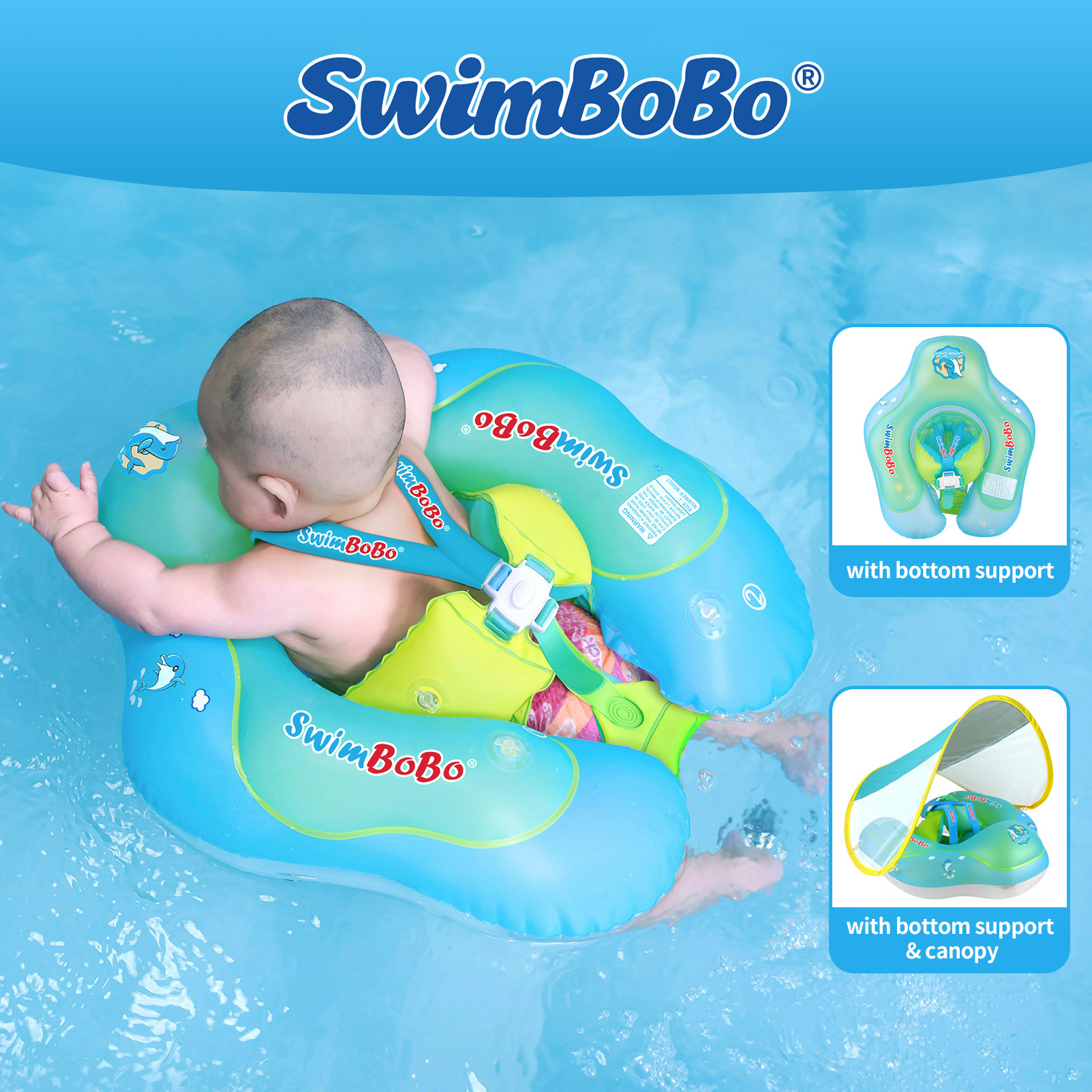 Baby Swimming Floater - Swimbobo Baby Float Upgrades with Safety