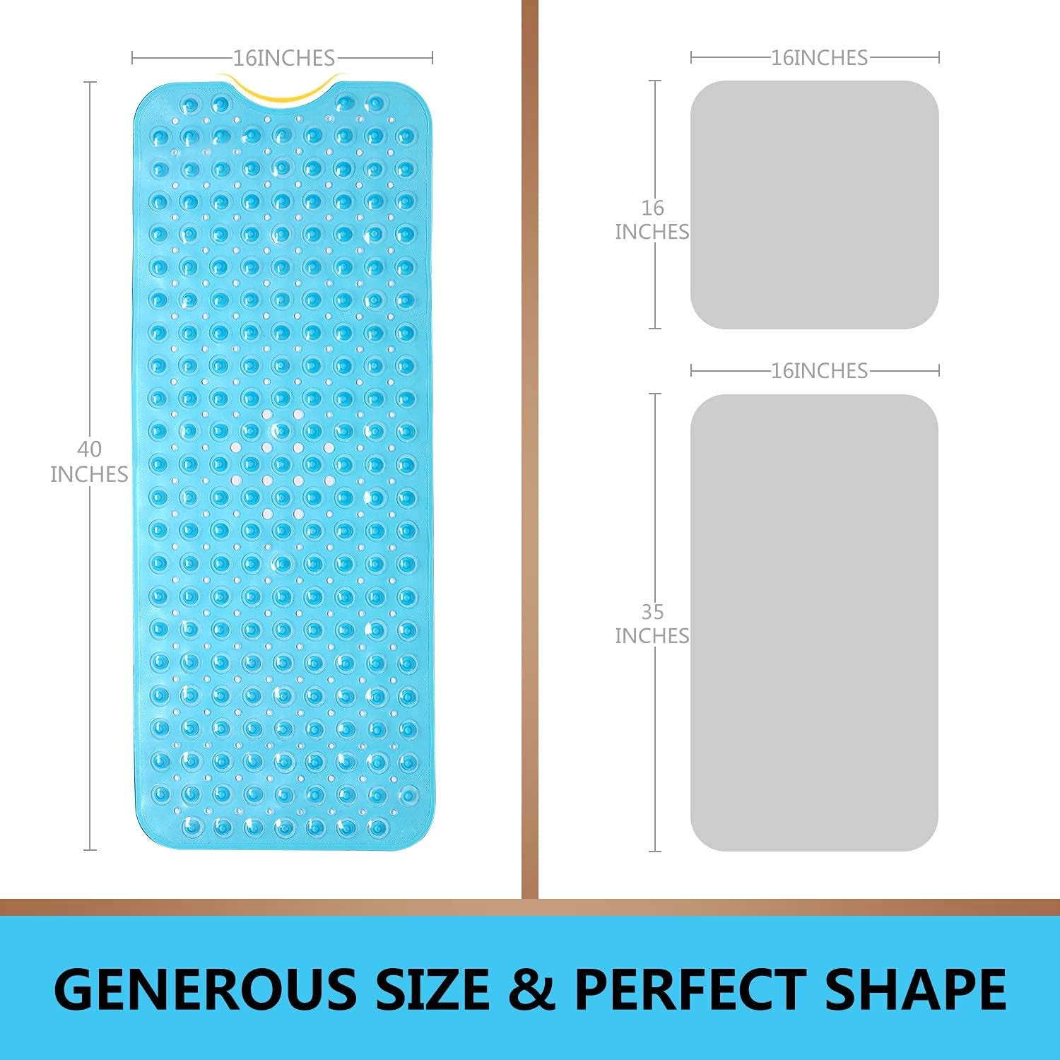 Non Slip Baby Bath Mat 40x16 I - Baby Products Eco Friendly のレビューと価格