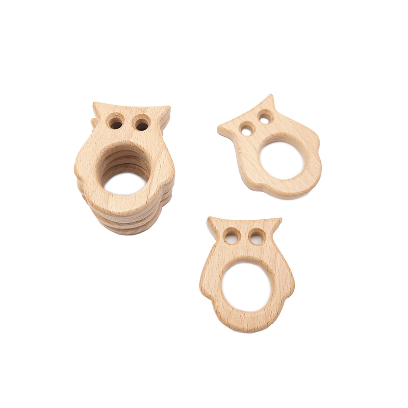 Chenkai 10pcs Owl Wooden Teeth - Baby Products Eco Friendly のレビューと価格