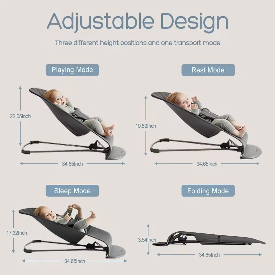 Baby Rocking Chair Foldable Ba - Baby Swing Bouncer のレビューと価格