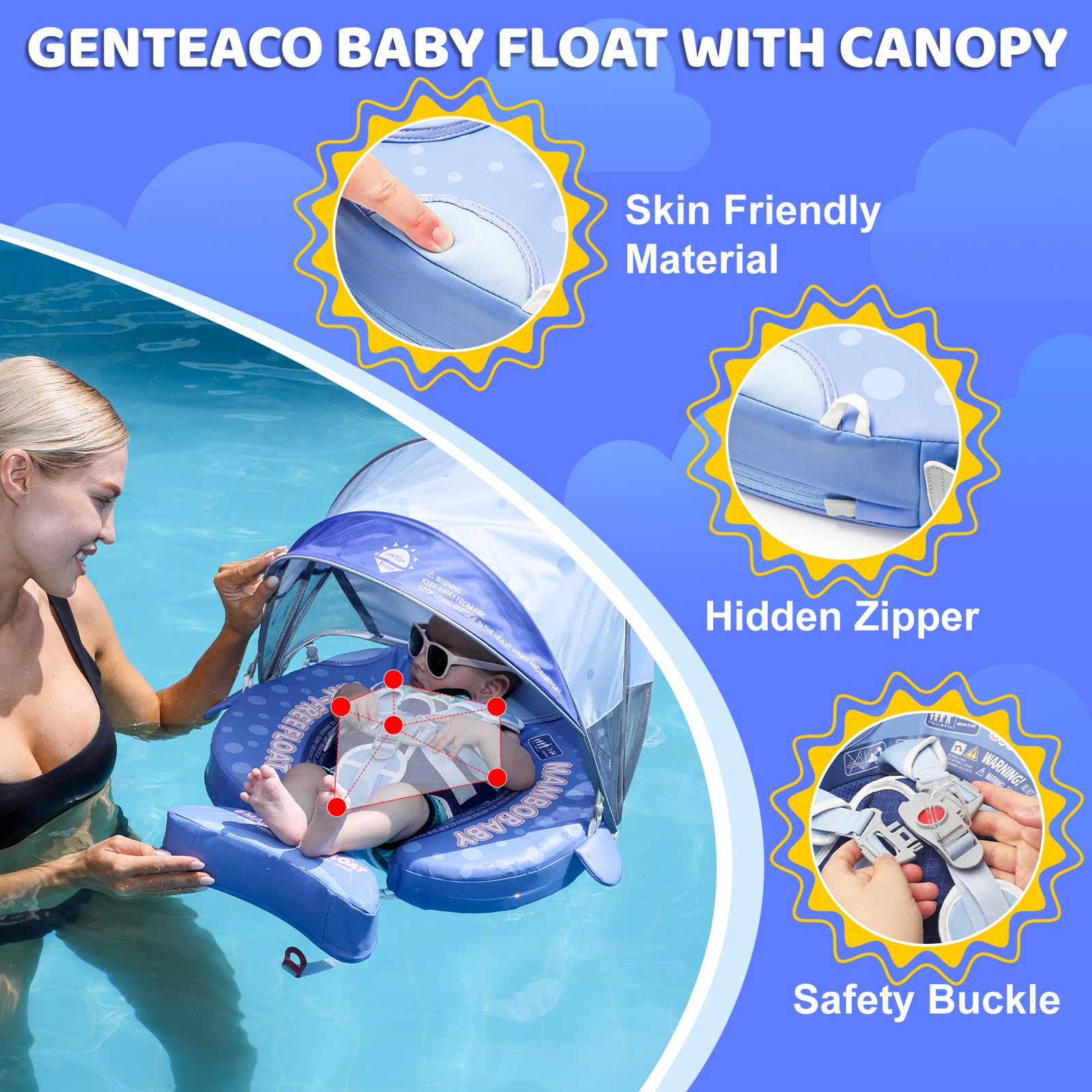 Mambobaby Float Swimming Train - Baby Swimming Floater のレビューと価格