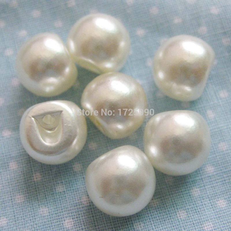 50pcs Pearl Button 12mm Round  - Baby Products Eco Friendly のレビューと価格