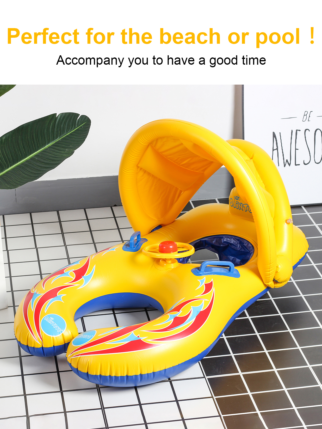 1PC Mommy and Me Pool Baby Flo - Baby Swimming Floater のレビューと価格