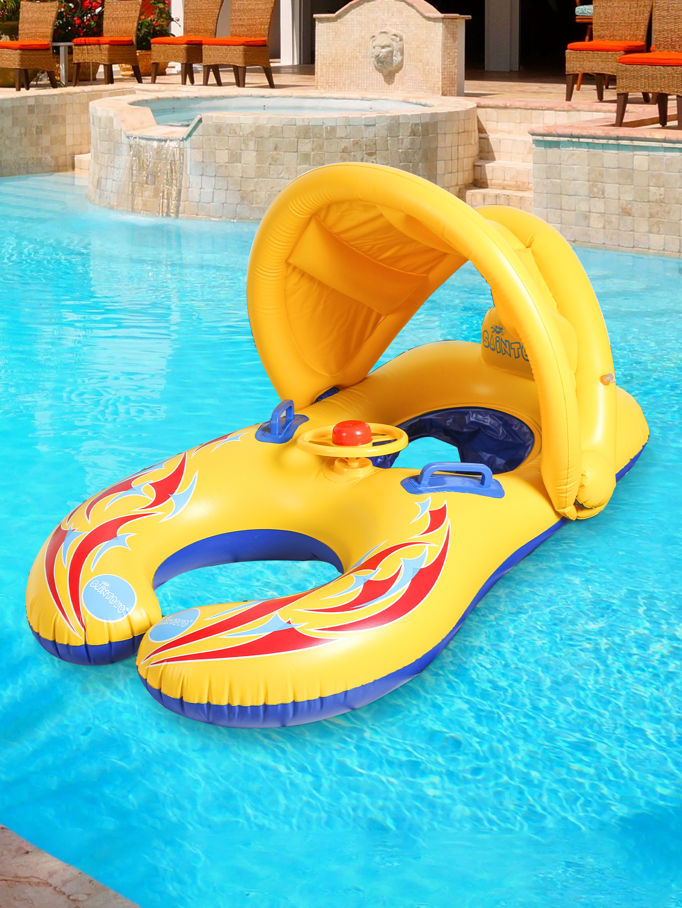 1PC Mommy and Me Pool Baby Flo - Baby Swimming Floater のレビューと価格
