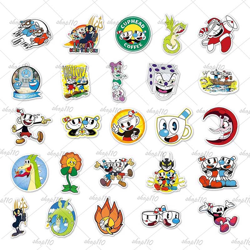 Cuphead Sticker Boy Game Gift  - Zwitsal Baby Products のレビューと価格