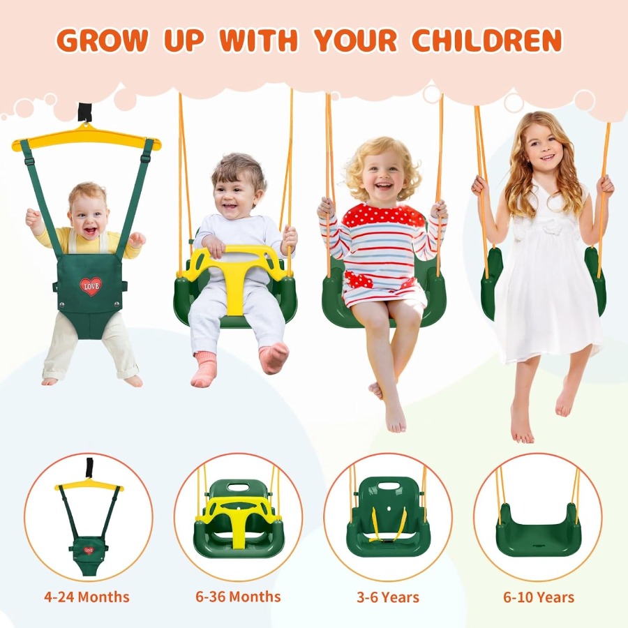 Toddler Swing Set and Baby Jum - Baby Swing Bouncer のレビューと価格