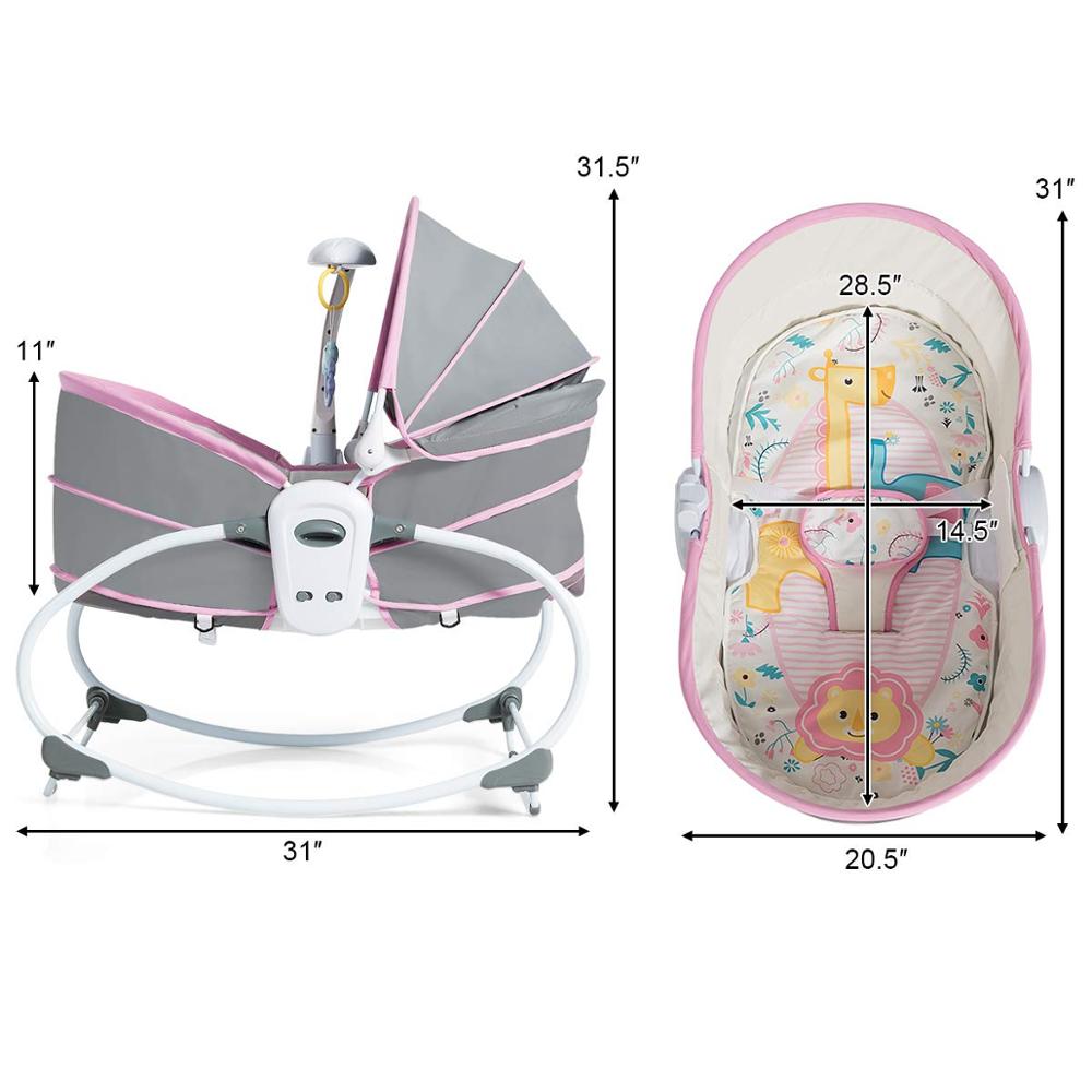 5 In 1 Baby Rocker Infant Swin - Baby Swing Bouncer のレビューと価格