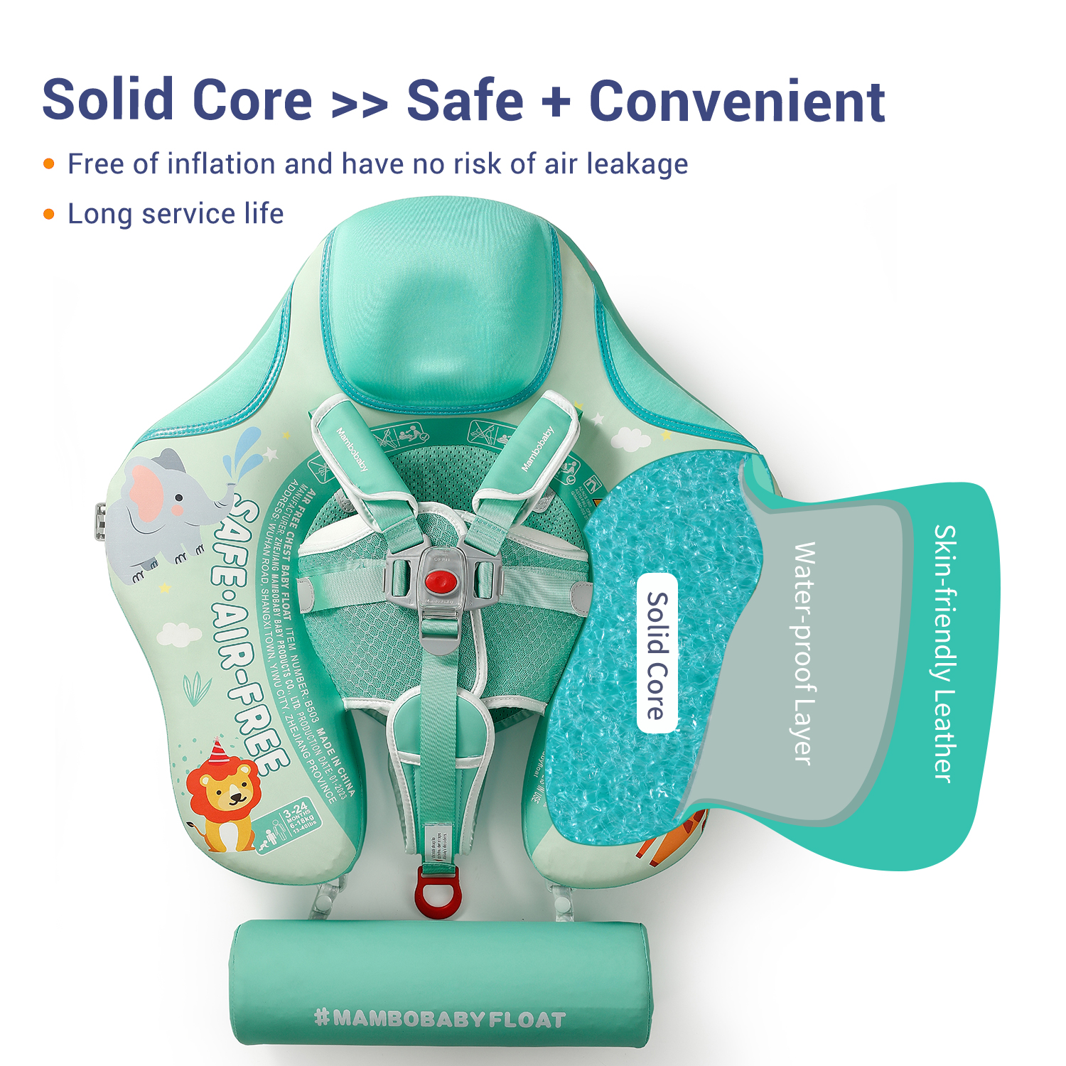Mambobaby Animal Float Non-Inf - Baby Swimming Floater のレビューと価格