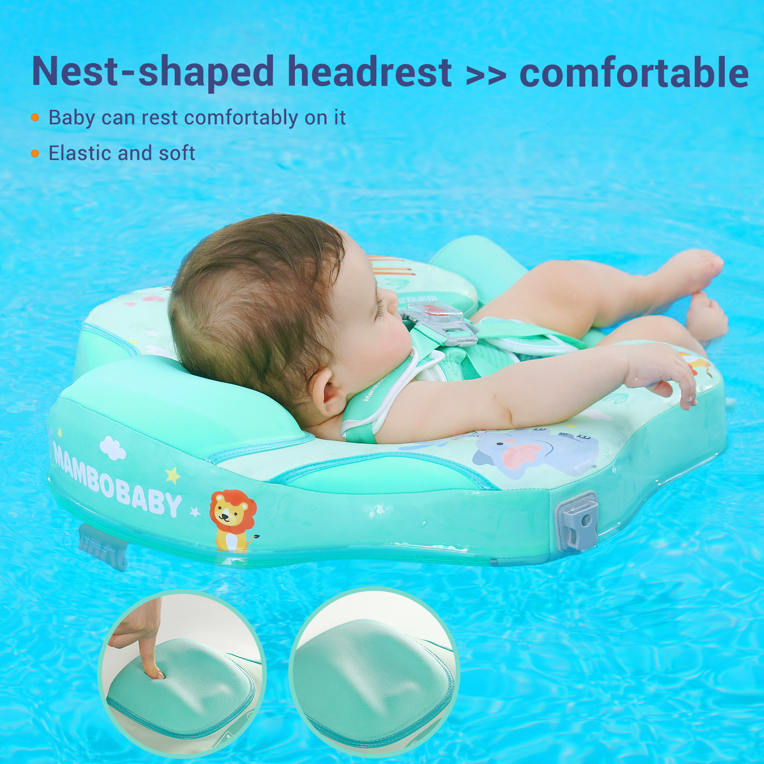Mambobaby Animal Float Non-Inf - Baby Swimming Floater のレビューと価格