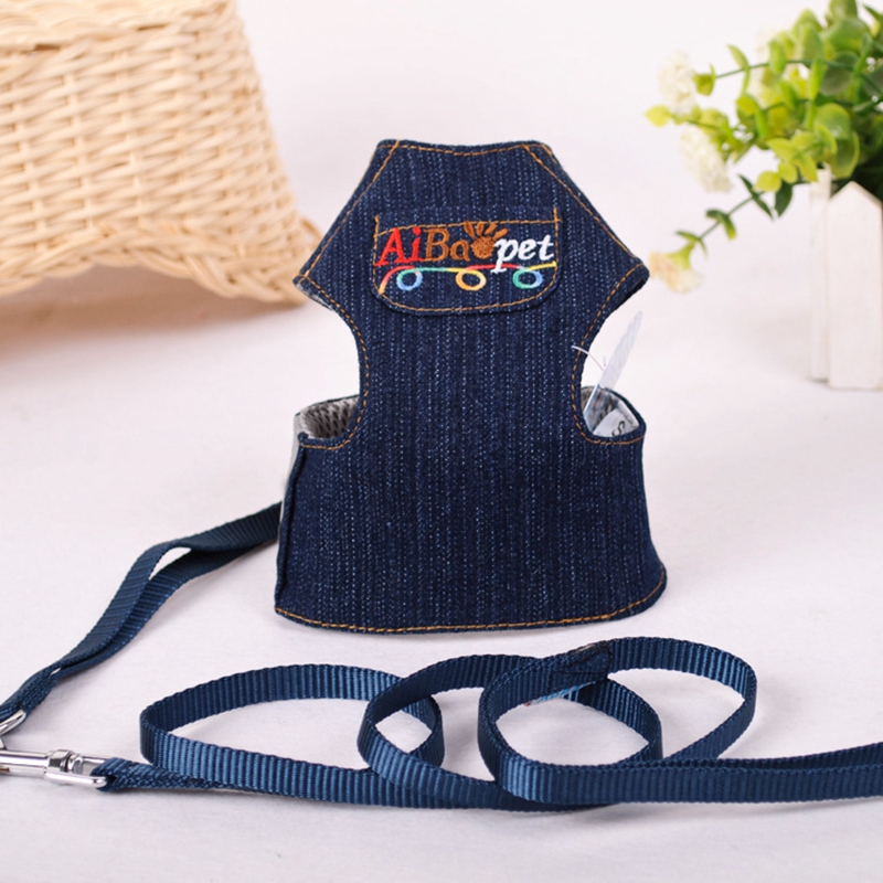 Denim Blue Paw Pet Harness Ves - Baby Products On Sale のレビューと価格