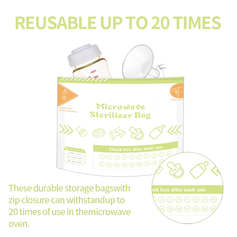 10Pcs Reusable BPA Free Microw - Zwitsal Baby Products のレビューと価格