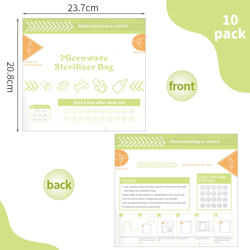 10Pcs Reusable BPA Free Microw - Zwitsal Baby Products のレビューと価格