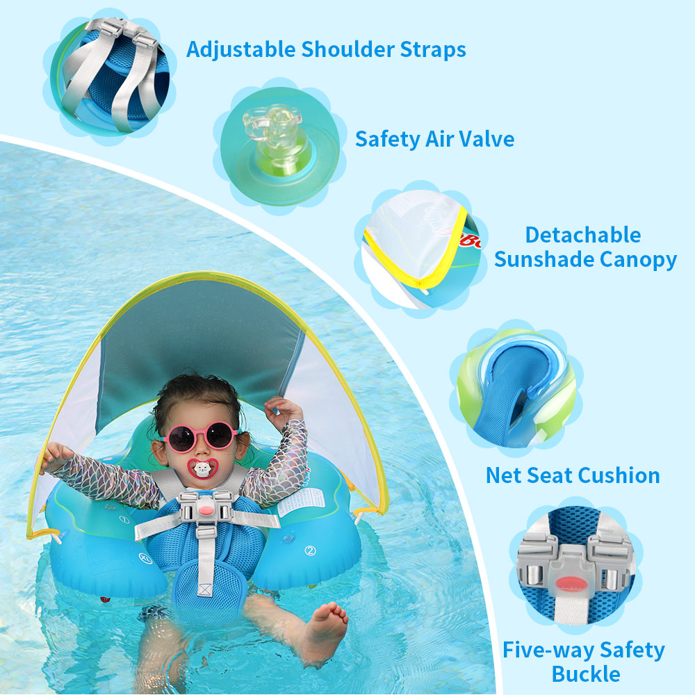 Swimbobo New Upgrades Mesh Mor - Baby Swimming Floater のレビューと価格