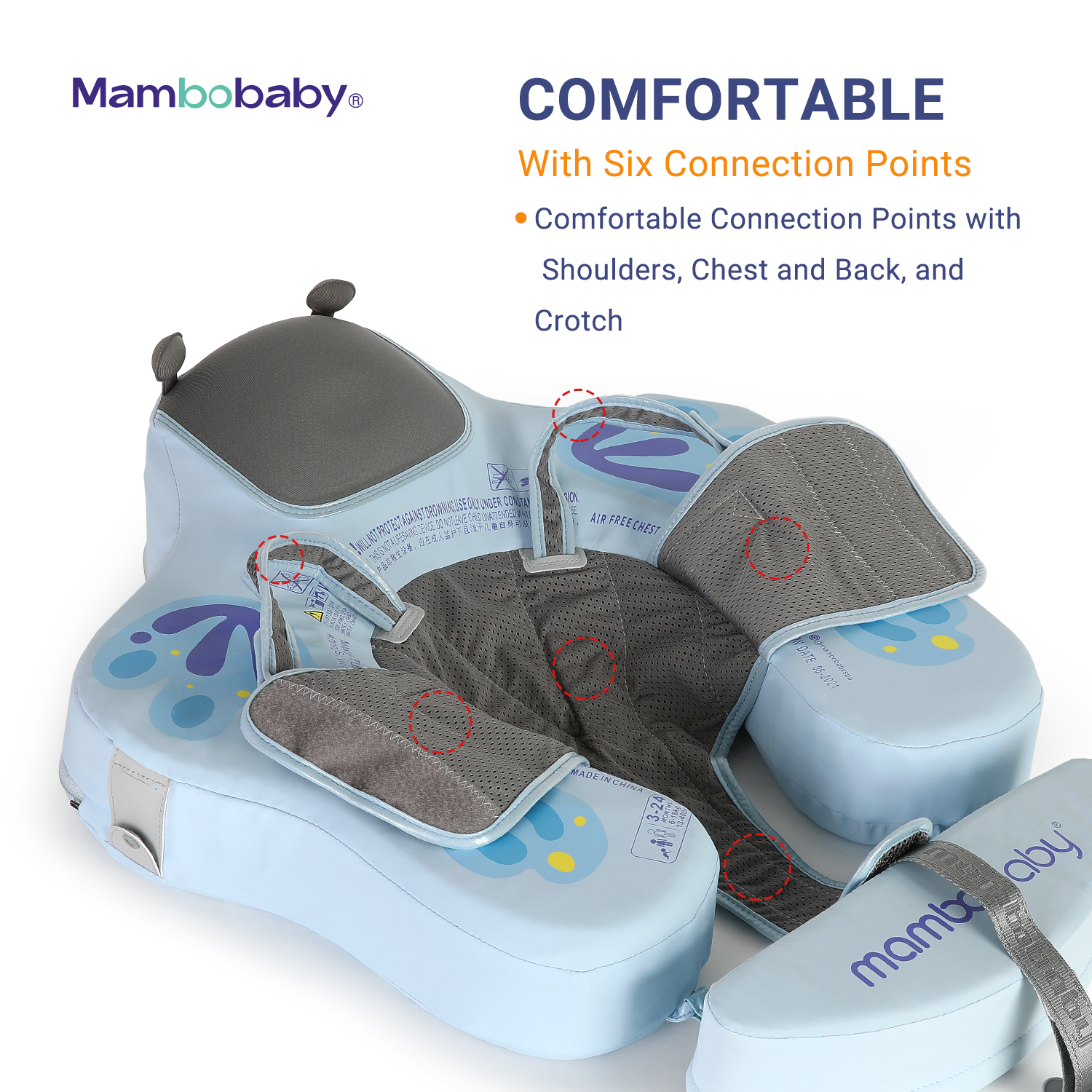 Mambobaby Baby Pool Float with - Baby Swimming Floater のレビューと価格