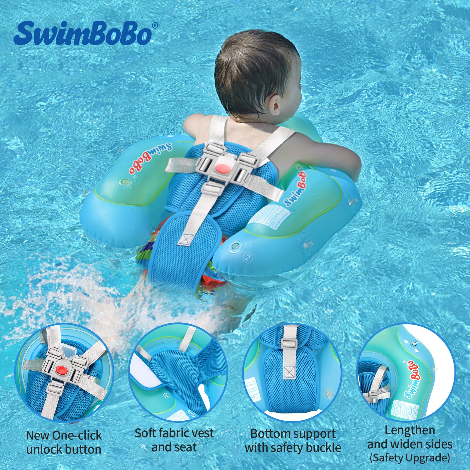 Swimbobo New Upgrade Baby Swim - Baby Swimming Floater のレビューと価格