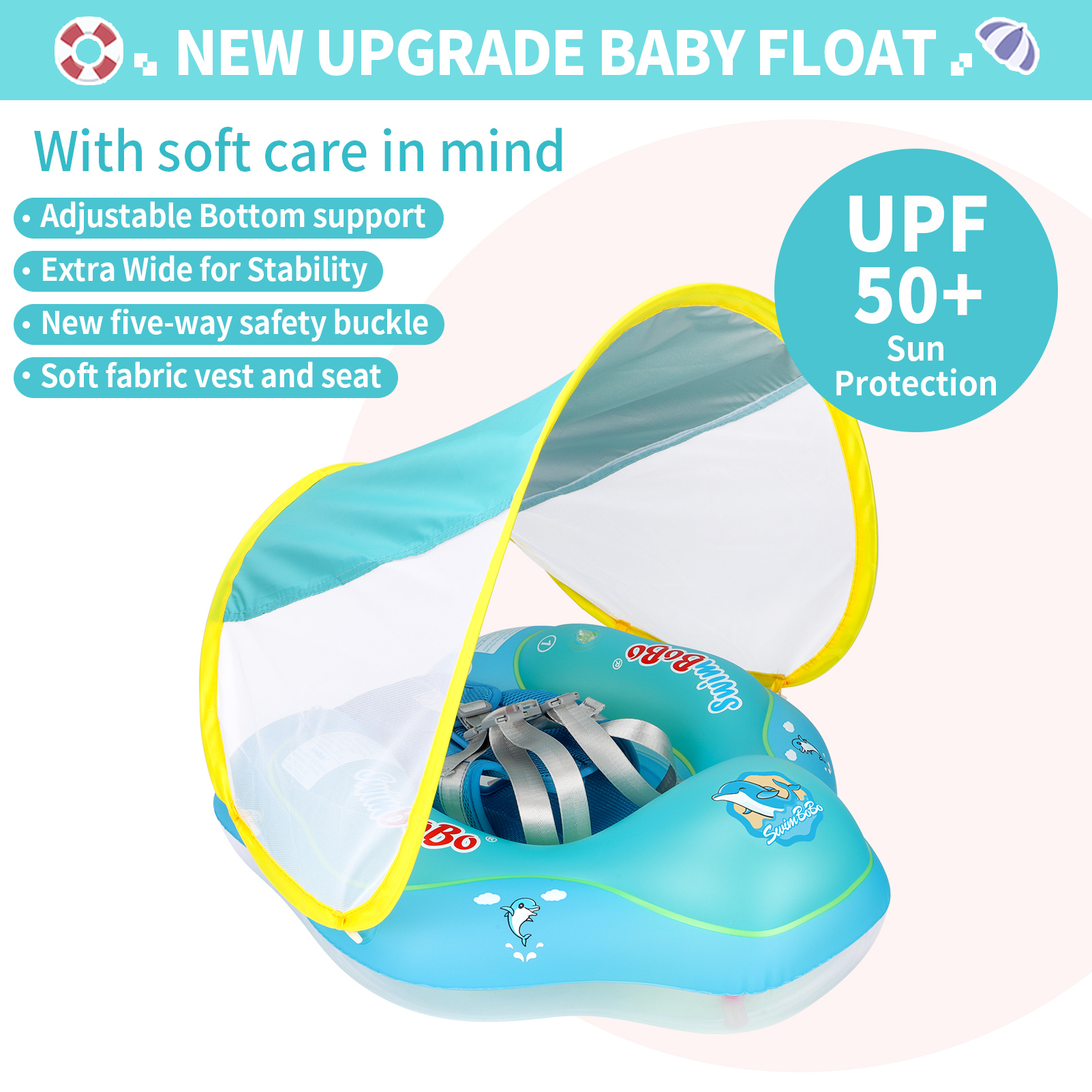 Swimbobo New Upgrade Baby Swim - Baby Swimming Floater のレビューと価格