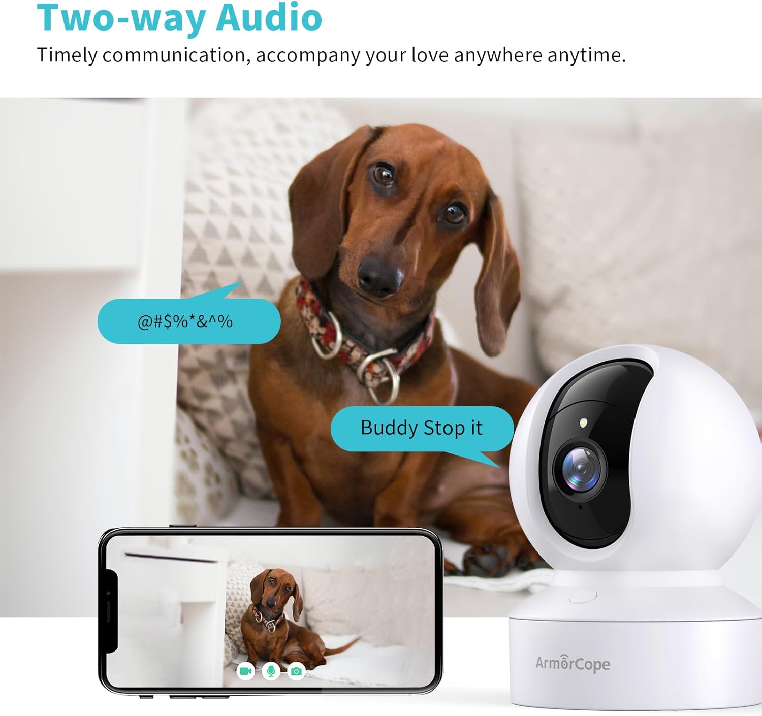 Pet Camera 2K HD Dog Camera wi - Baby Products Clicks のレビューと価格