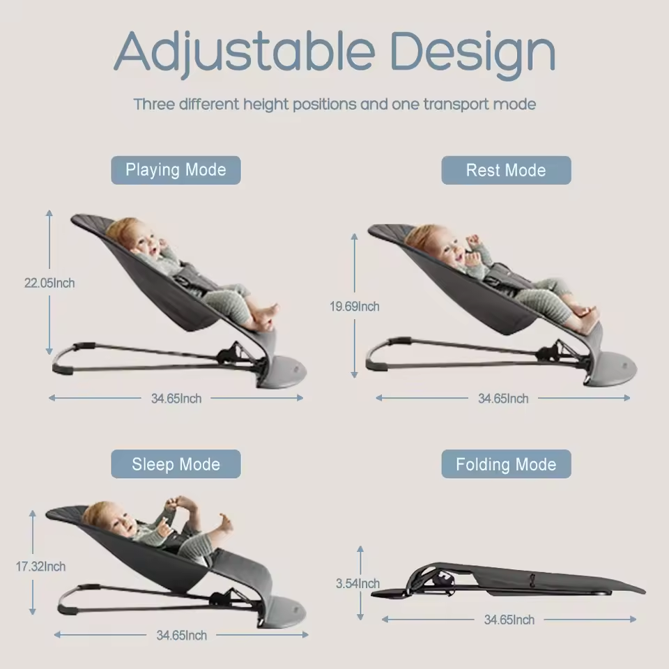 Foldable Baby Rocking Chair wi - Baby Swing Bouncer のレビューと価格