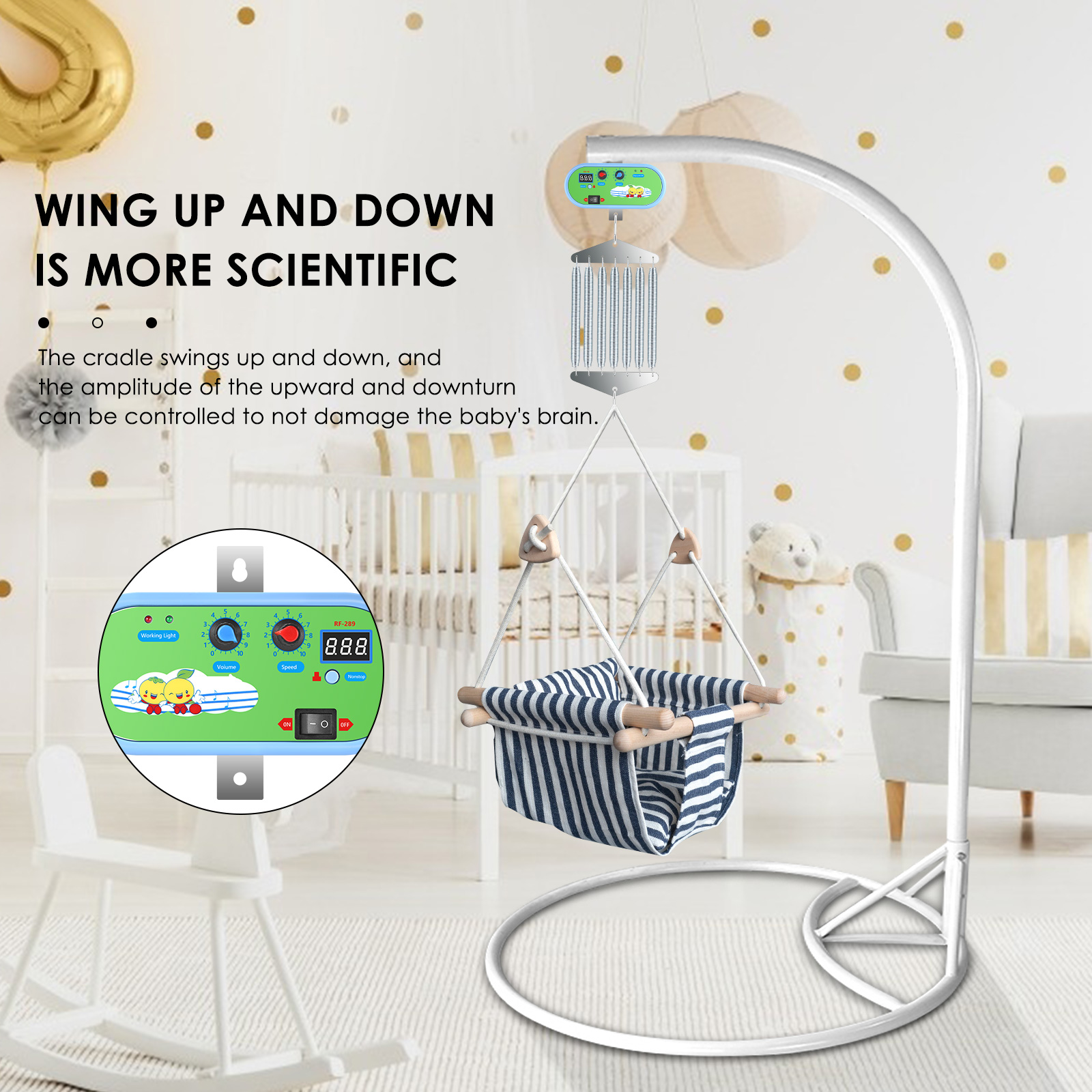 Baby Swing Baby Bouncer Contro - Baby Swing Bouncer のレビューと価格