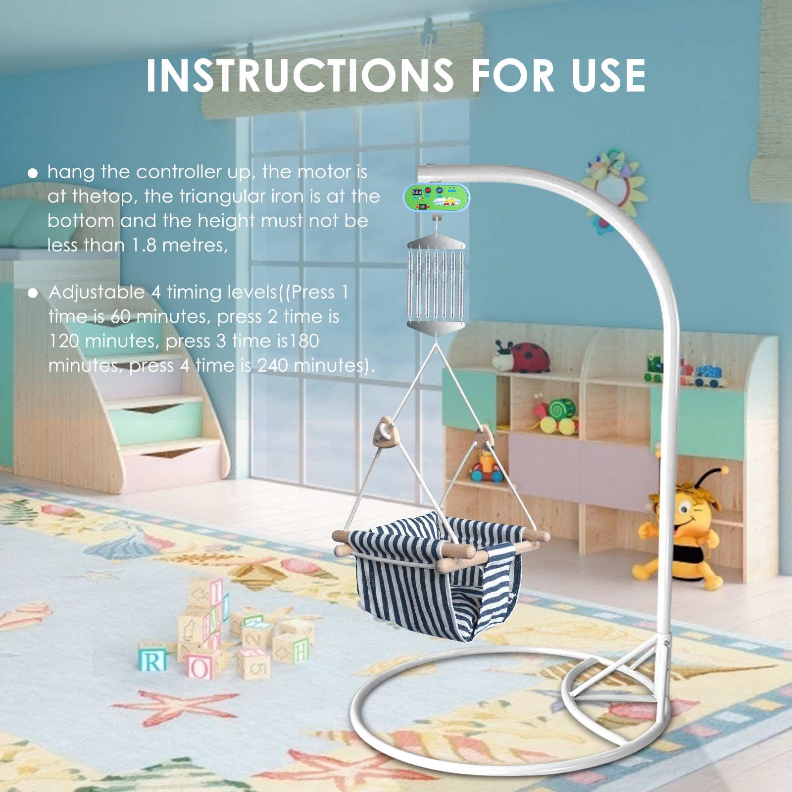 Baby Swing Baby Bouncer Contro - Baby Swing Bouncer のレビューと価格