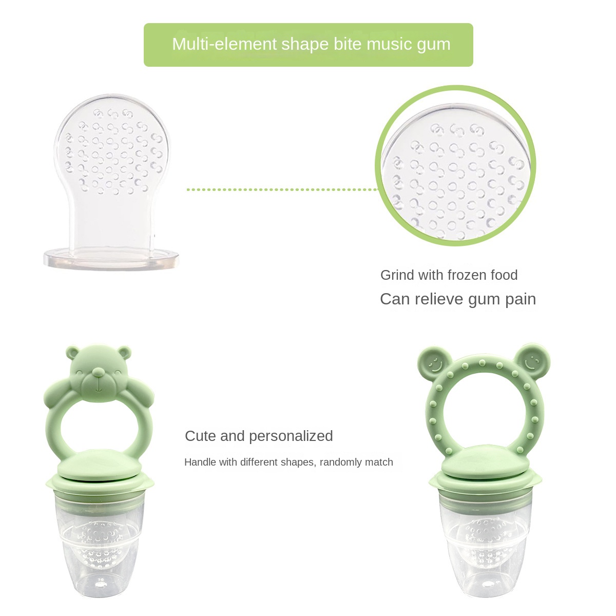 Food Grade Silicone Baby Teeth - Baby Products Eco Friendly のレビューと価格